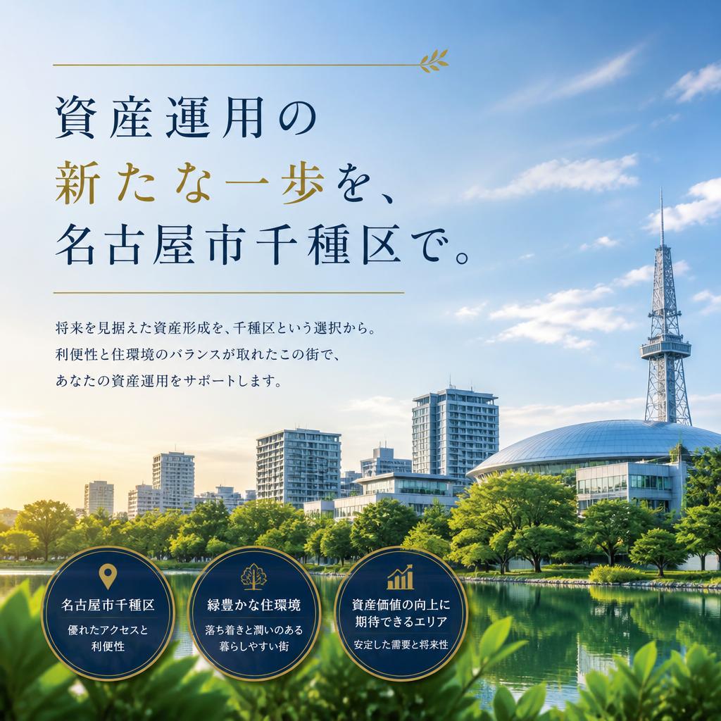 資産運用の新たな一歩を、名古屋市千種区で。