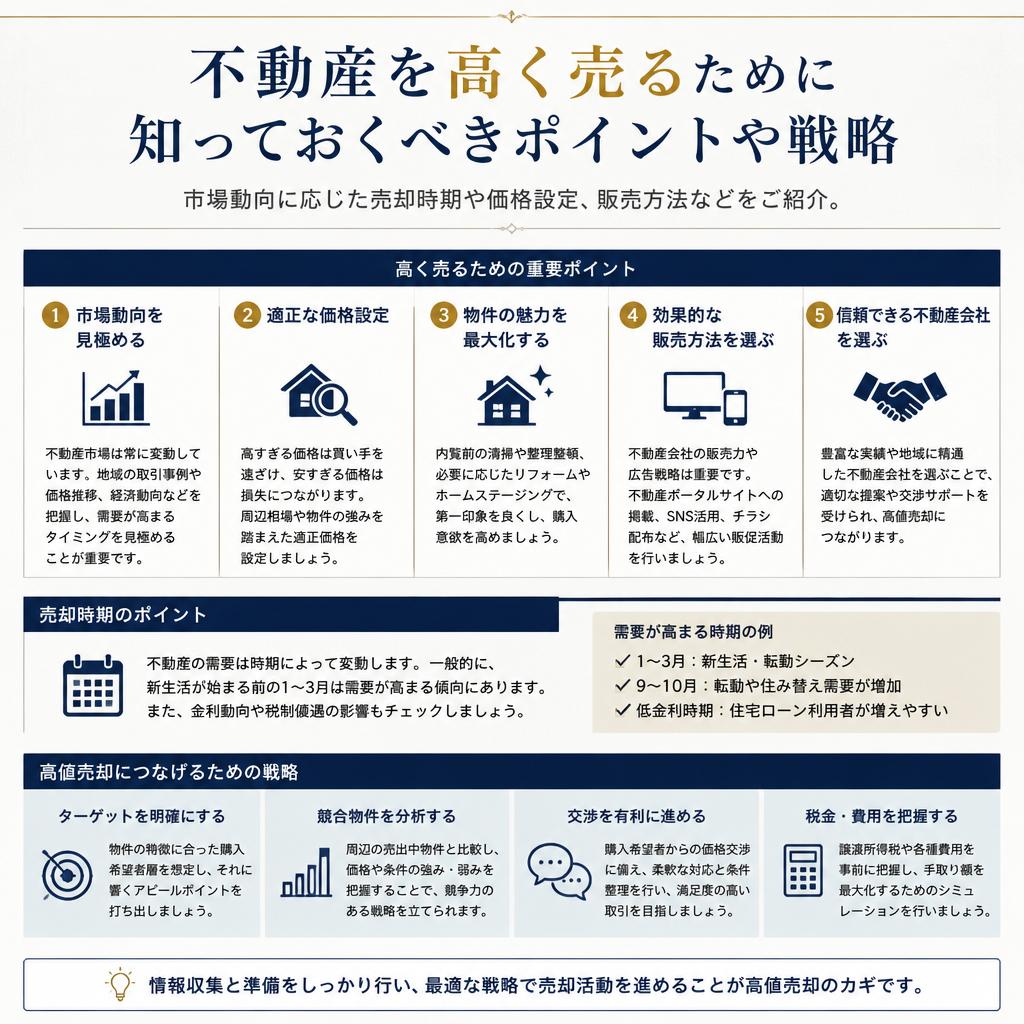 高く売るための秘訣とは？