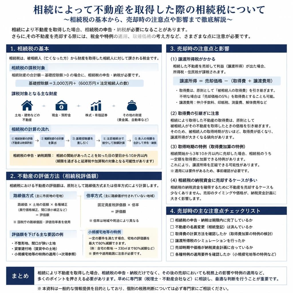 2. 相続税の基礎知識と不動産売却の影響