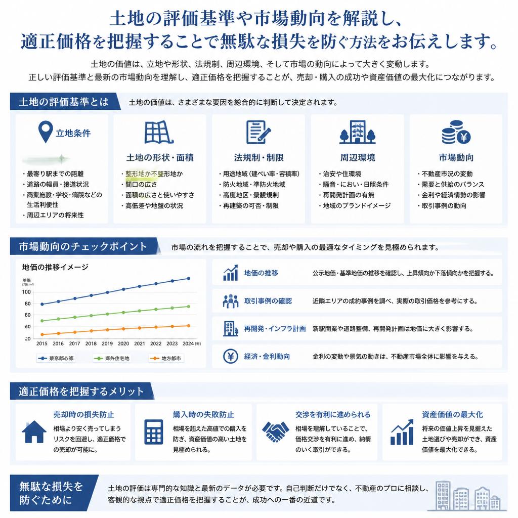 4. 土地の評価：適正価格を理解するために