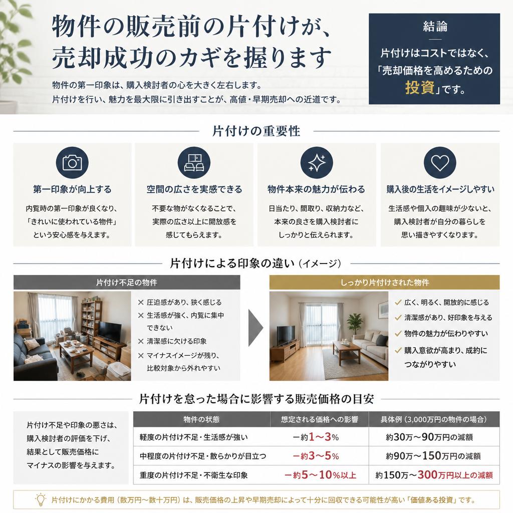 片付けの重要性とは？