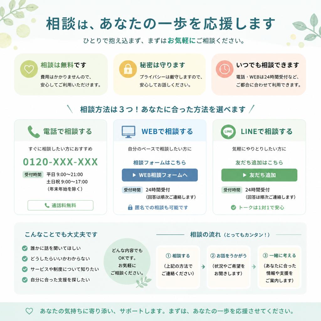 お悩み相談窓口のご紹介