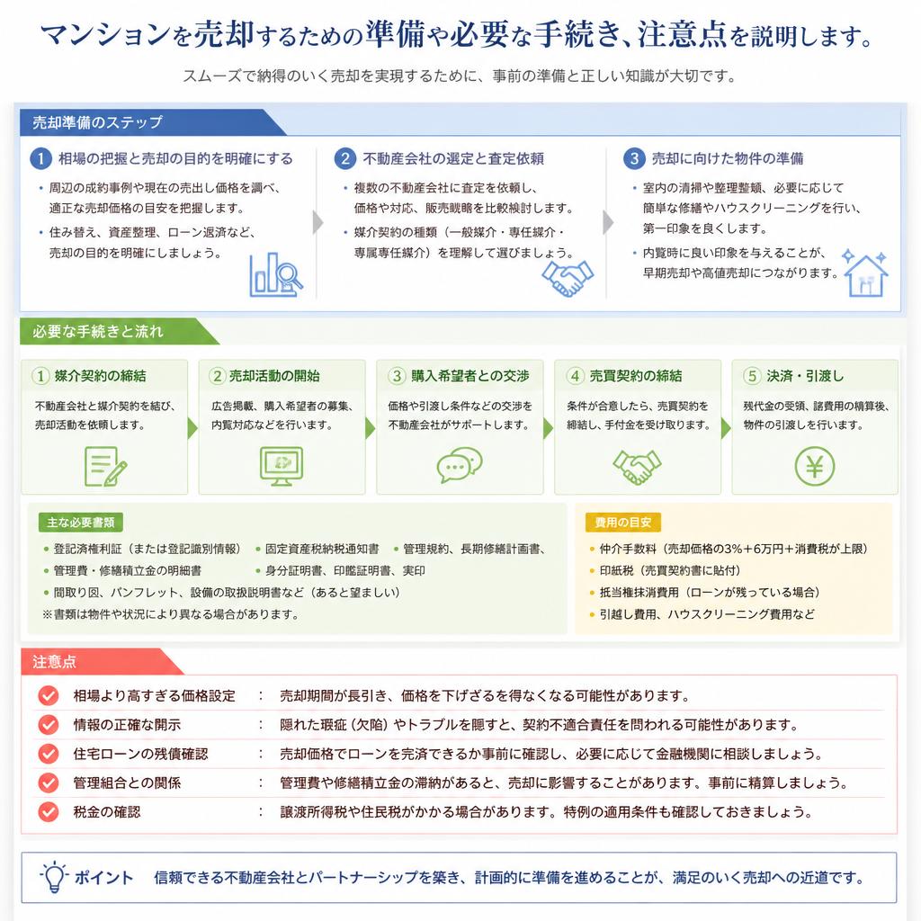 売却準備の進め方