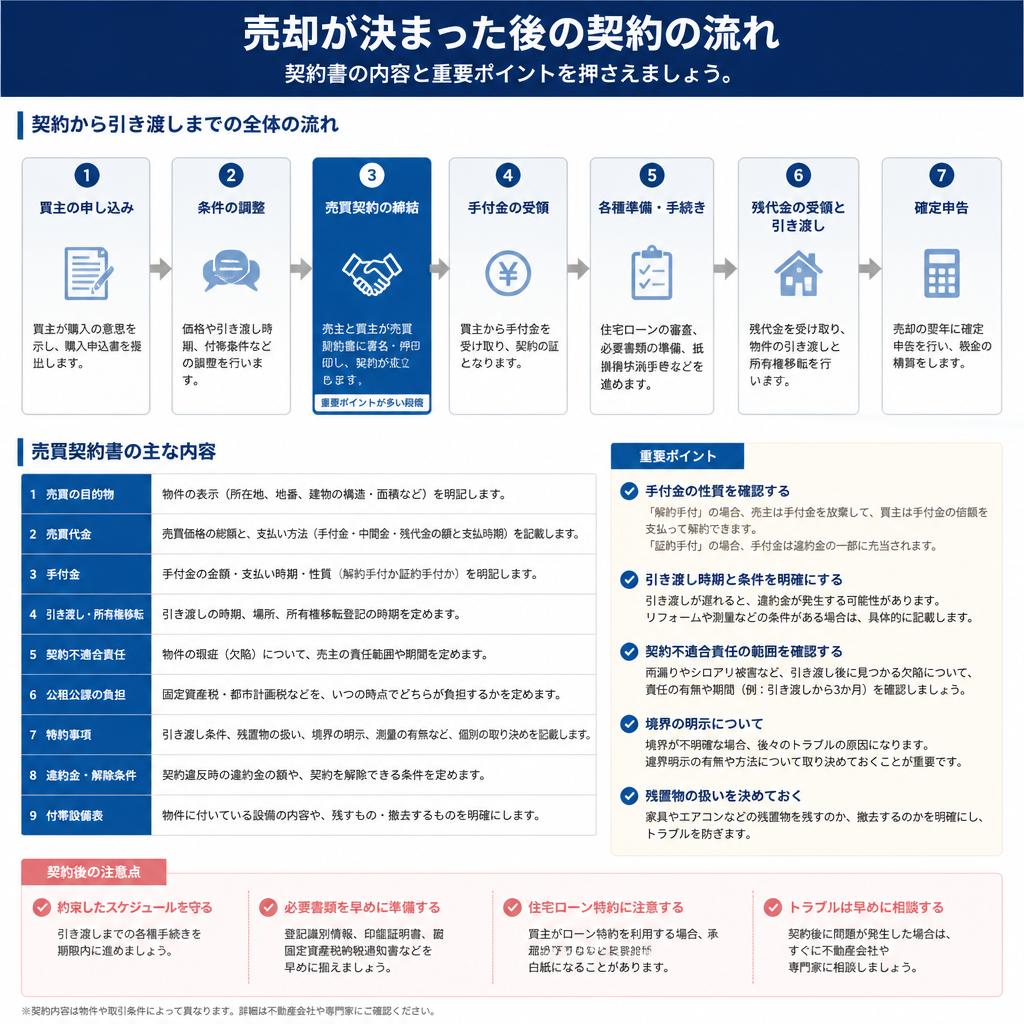 売却契約の流れ