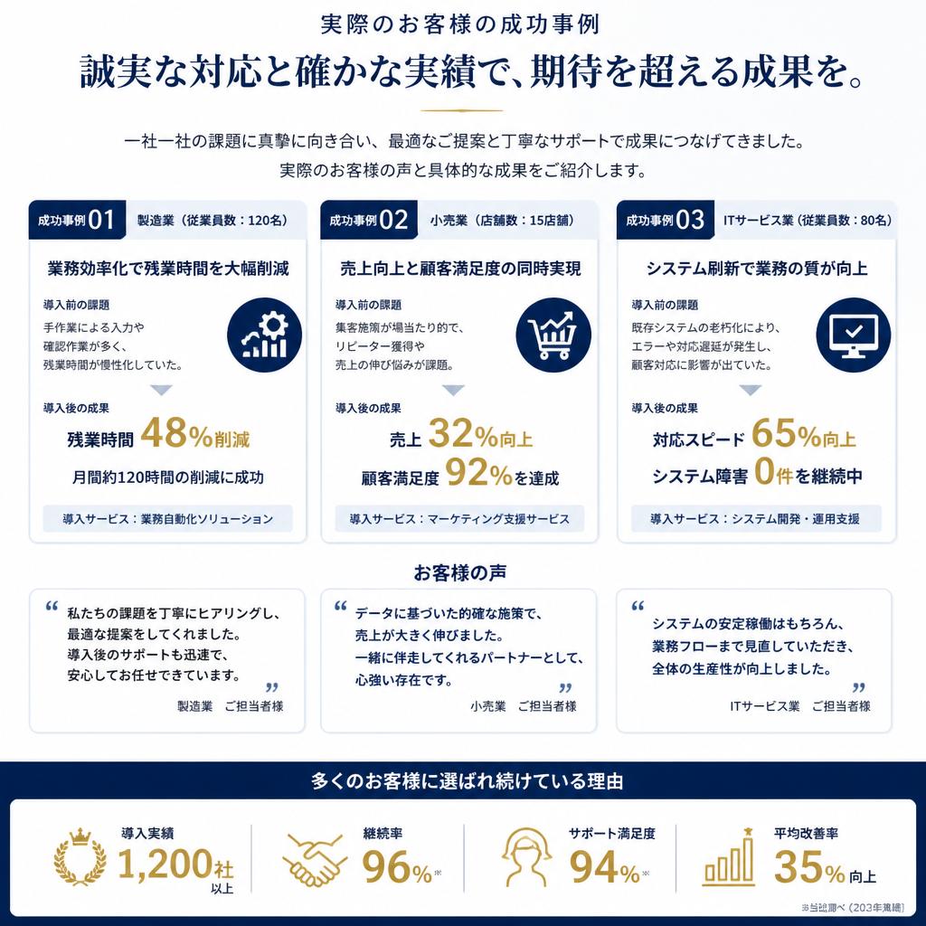 成功事例のご紹介
