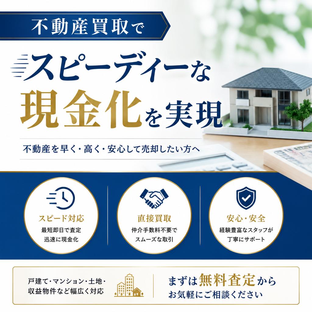 【不動産買取でスピーディーな現金化を実現】周囲に知られずできる？