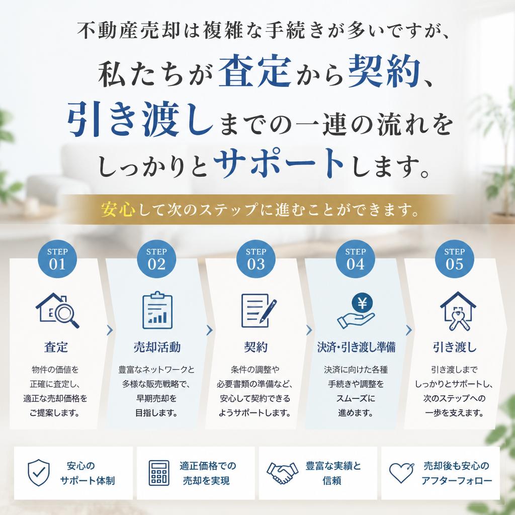不動産売却の流れ