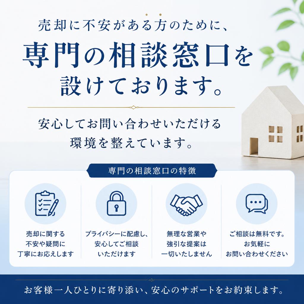 不安な気持ちを解消するサポート体制