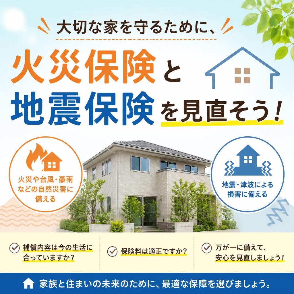 【名古屋】物件購入時に、火災保険と地震保険は必要？