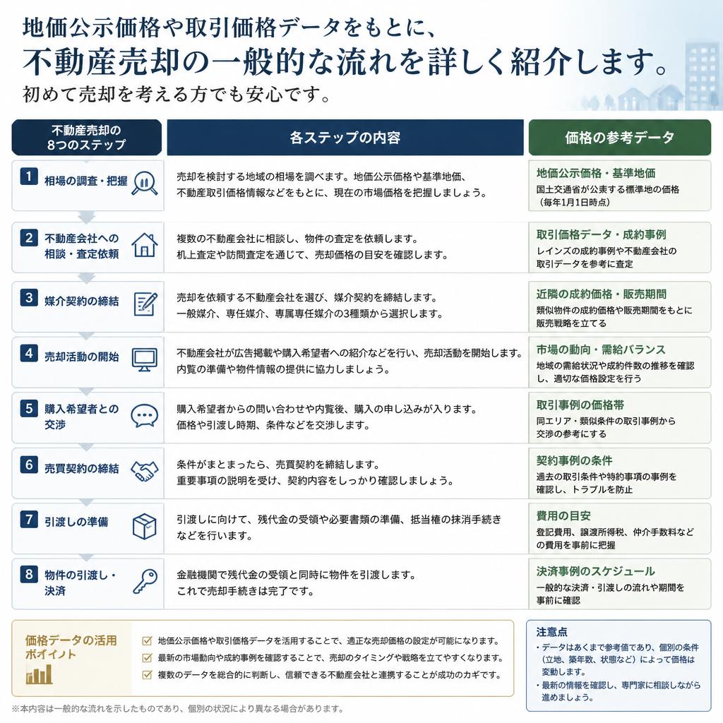 不動産売却の流れ