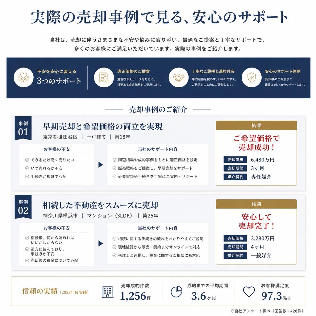 お客様の声｜実績紹介
