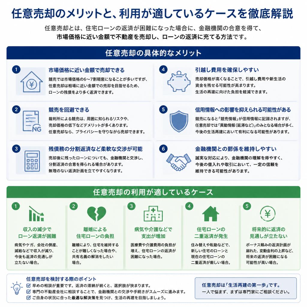 5. 任意売却のメリットと適用ケース