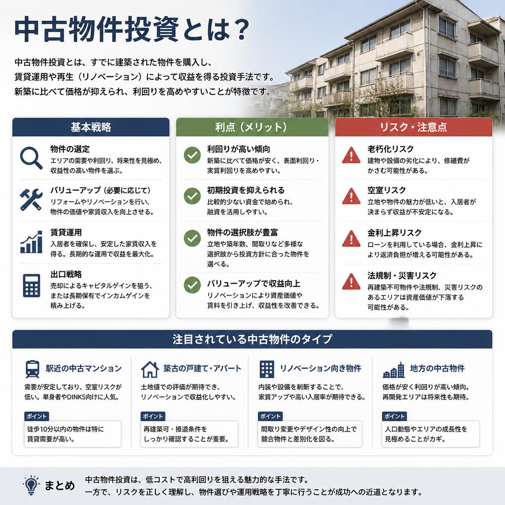 2. 中古物件の投資戦略とは？
