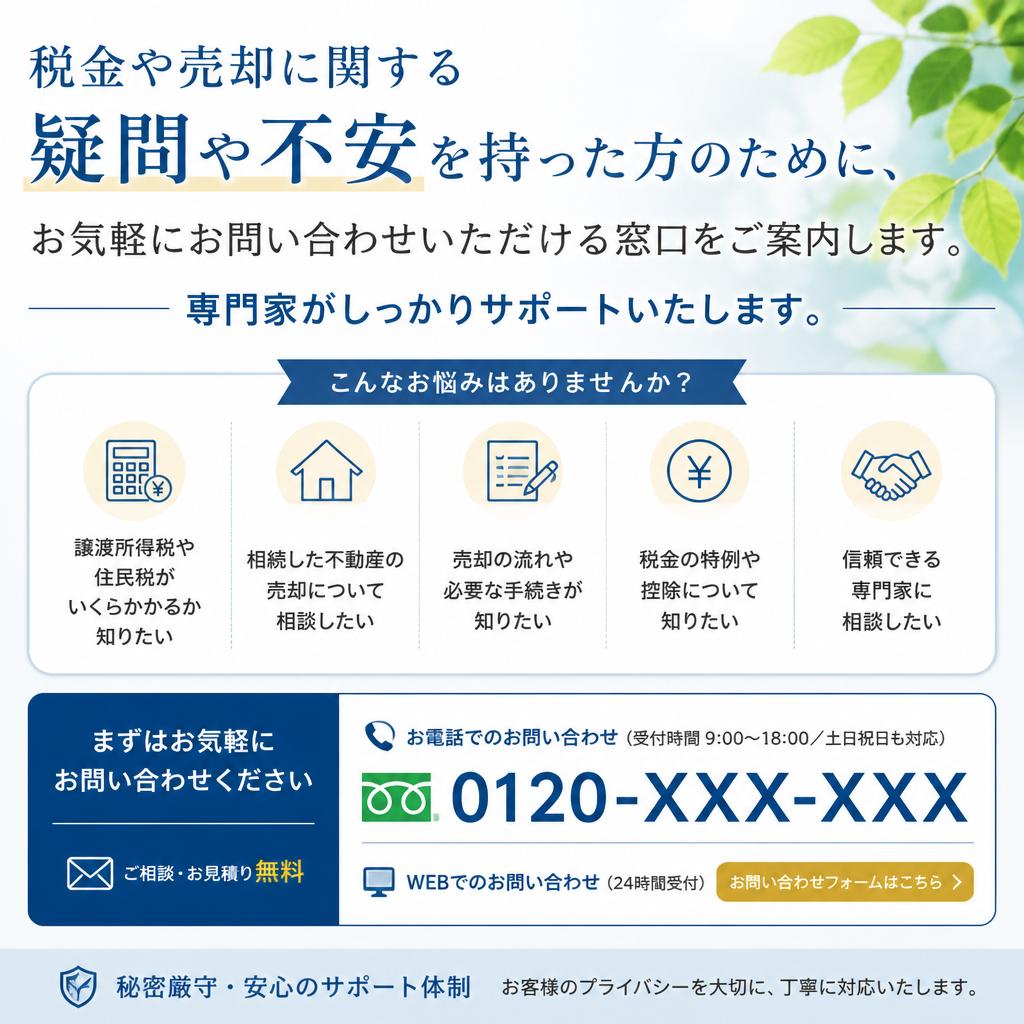 お問い合わせ・相談窓口のご案内