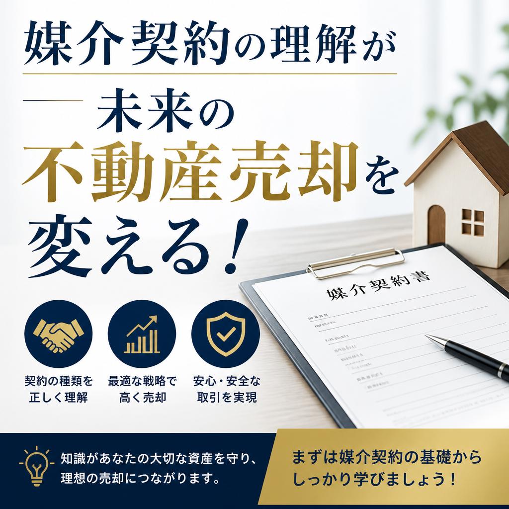 【名古屋の業者で媒介契約】媒介契約？種類？何がある？