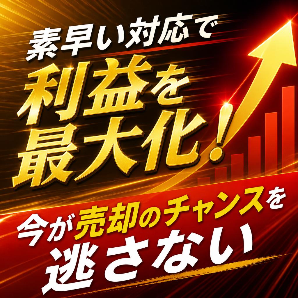 【名古屋不動産売却】素早い対応をしないとチャンスを逃す!!何故素早い対応かを知る‼