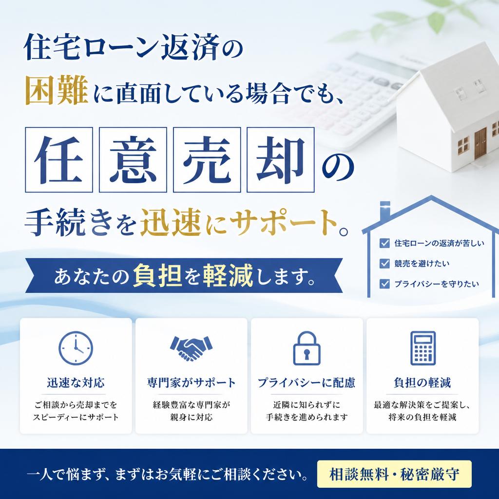 任意売却でのスムーズな取引