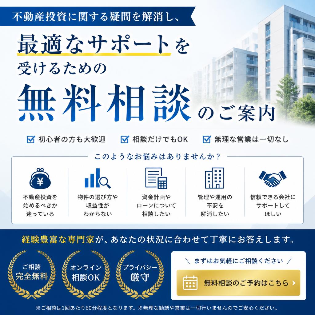 今すぐ行動を！無料相談のお申し込み