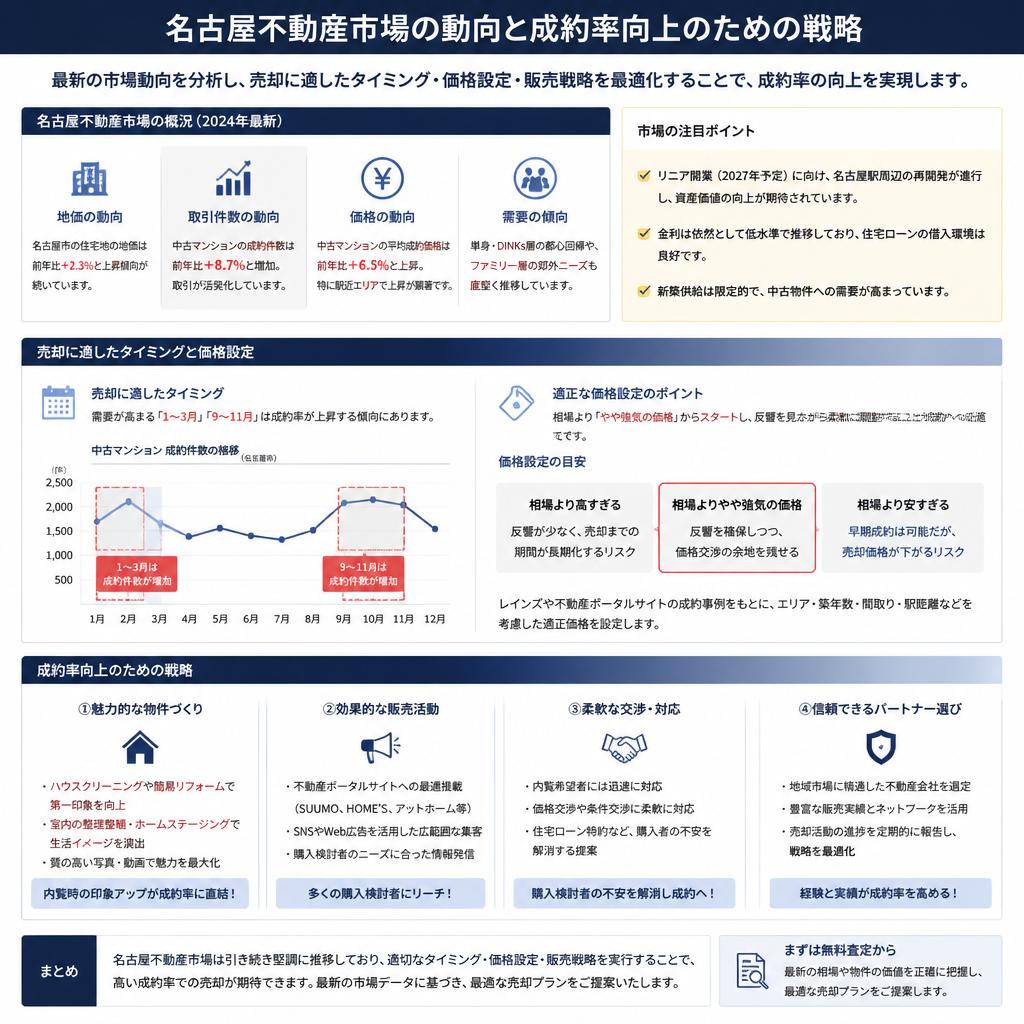 市場動向と成約率の関係