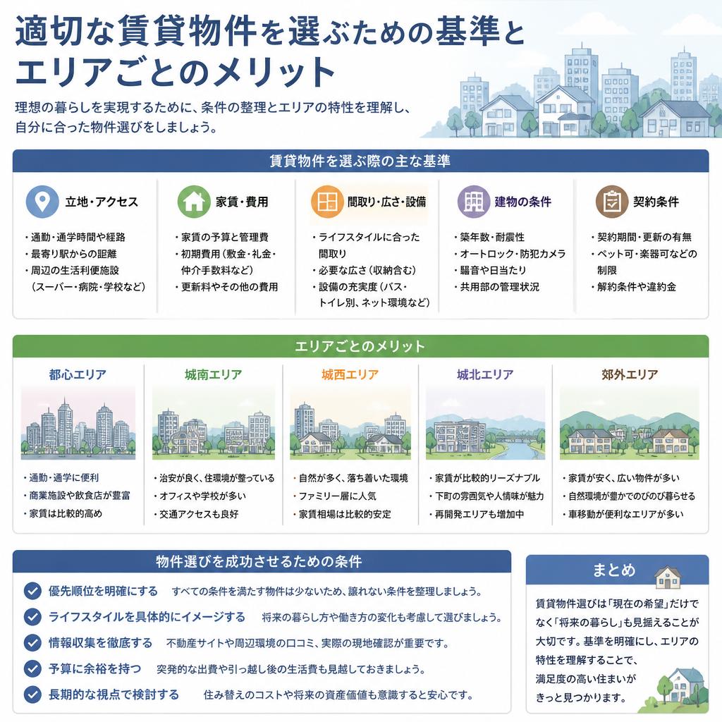 賃貸物件の選び方