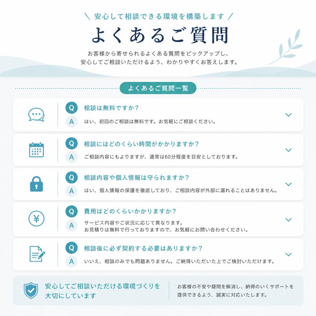 よくある質問とその回答