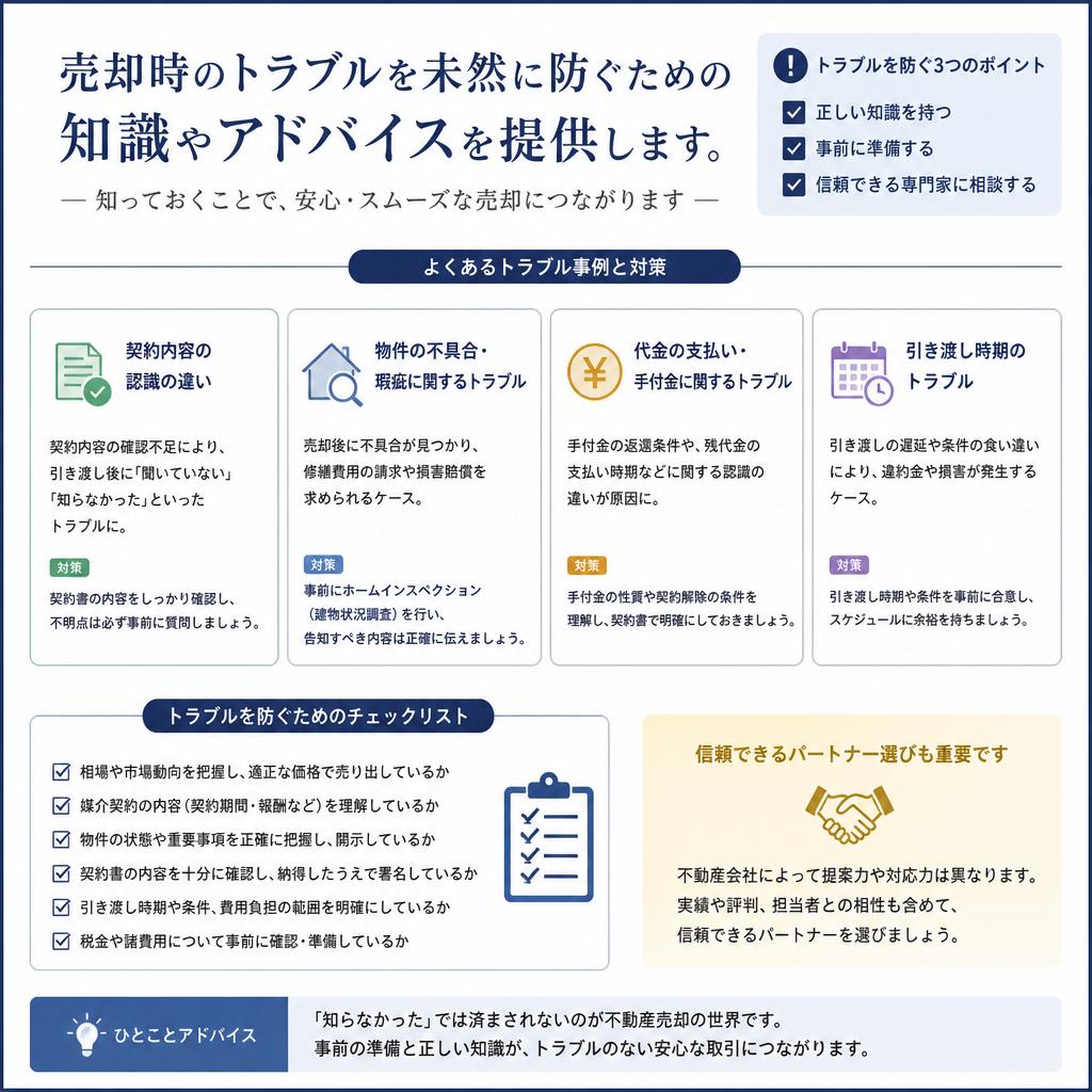 トラブル回避のポイント