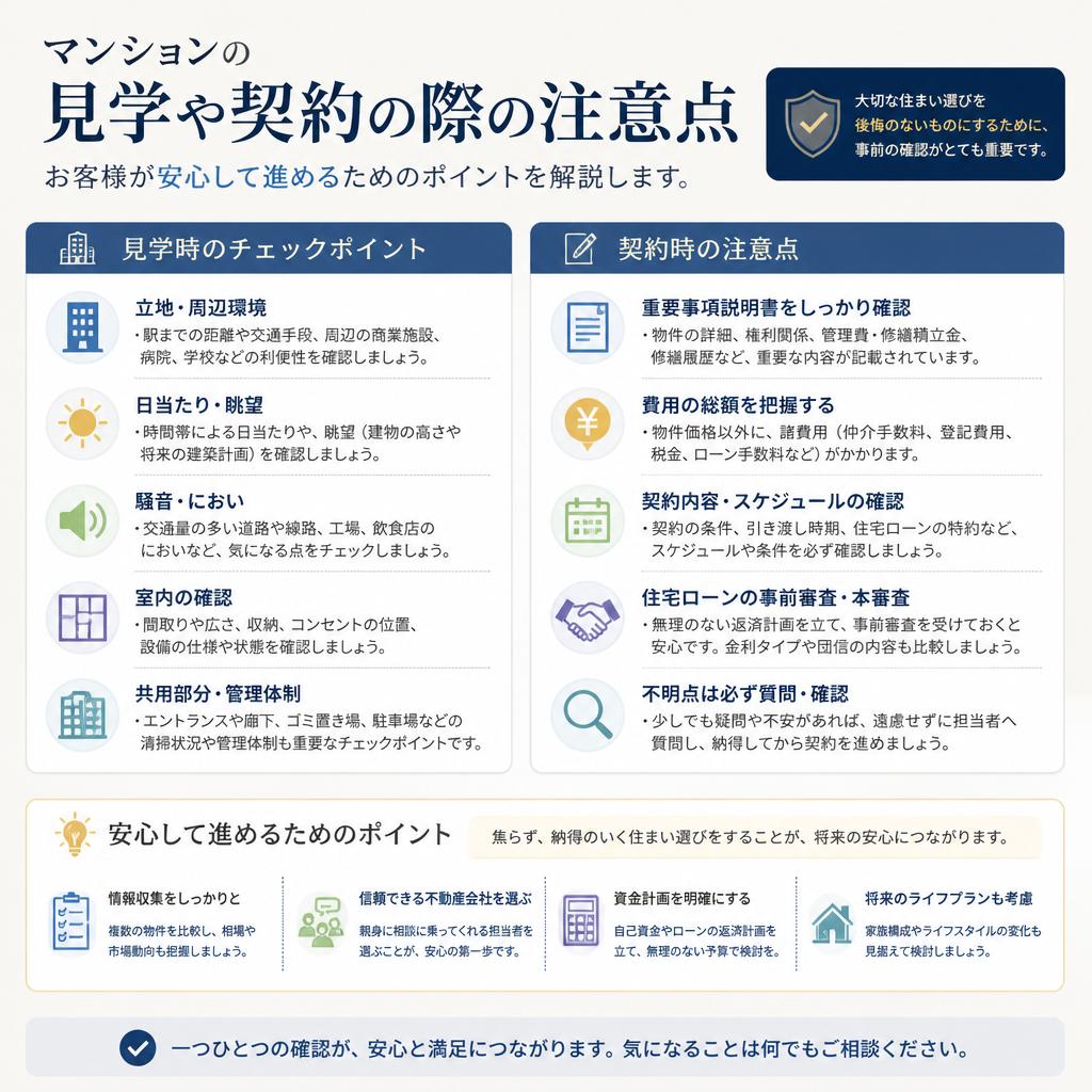 5. 見学・契約の進め方