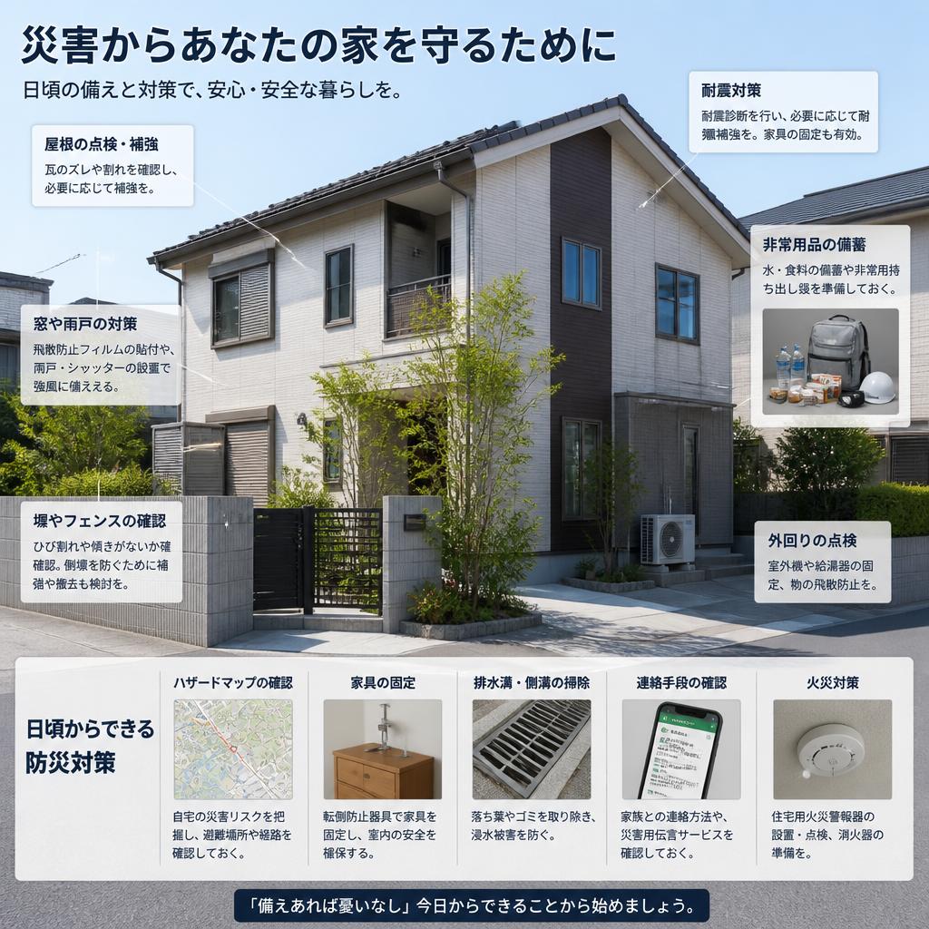 【名古屋市一戸建て】天変地異の災害から家を守る‼