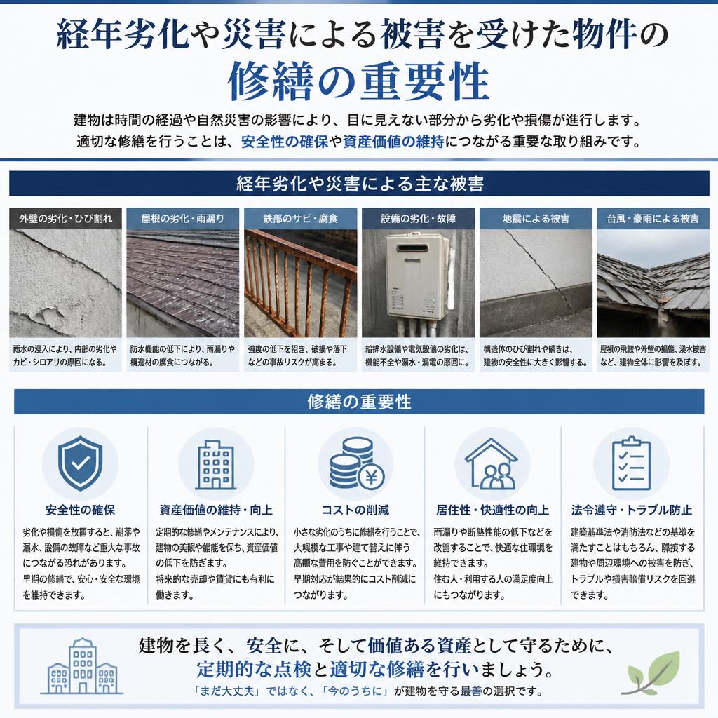 2. 一戸建ての修繕が必要な理由