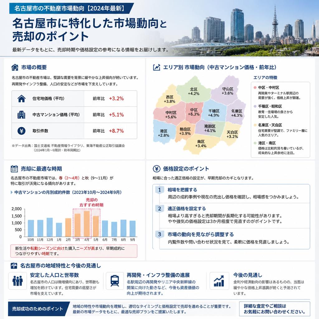 2. 名古屋市の不動産市場を知る