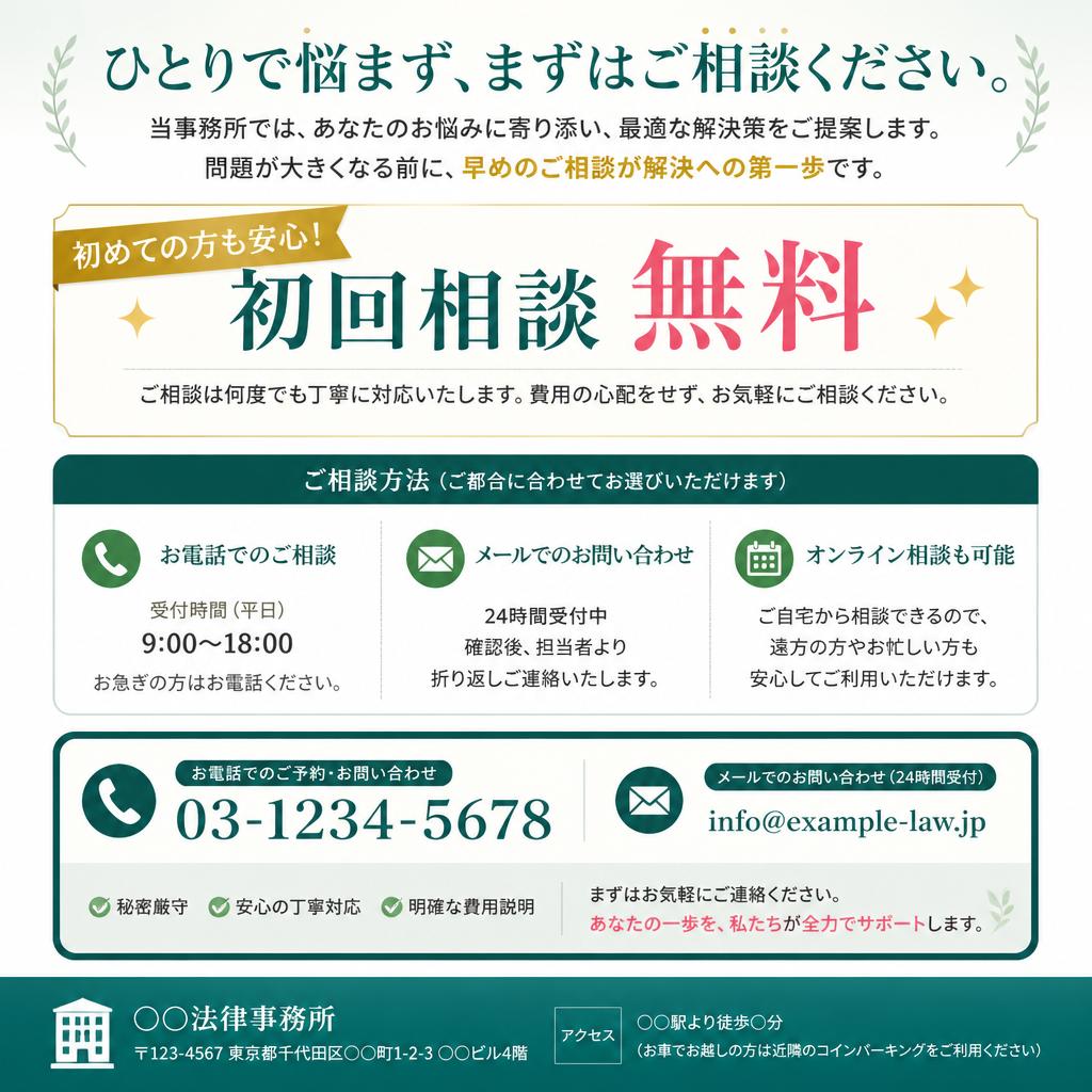 今すぐご相談を
