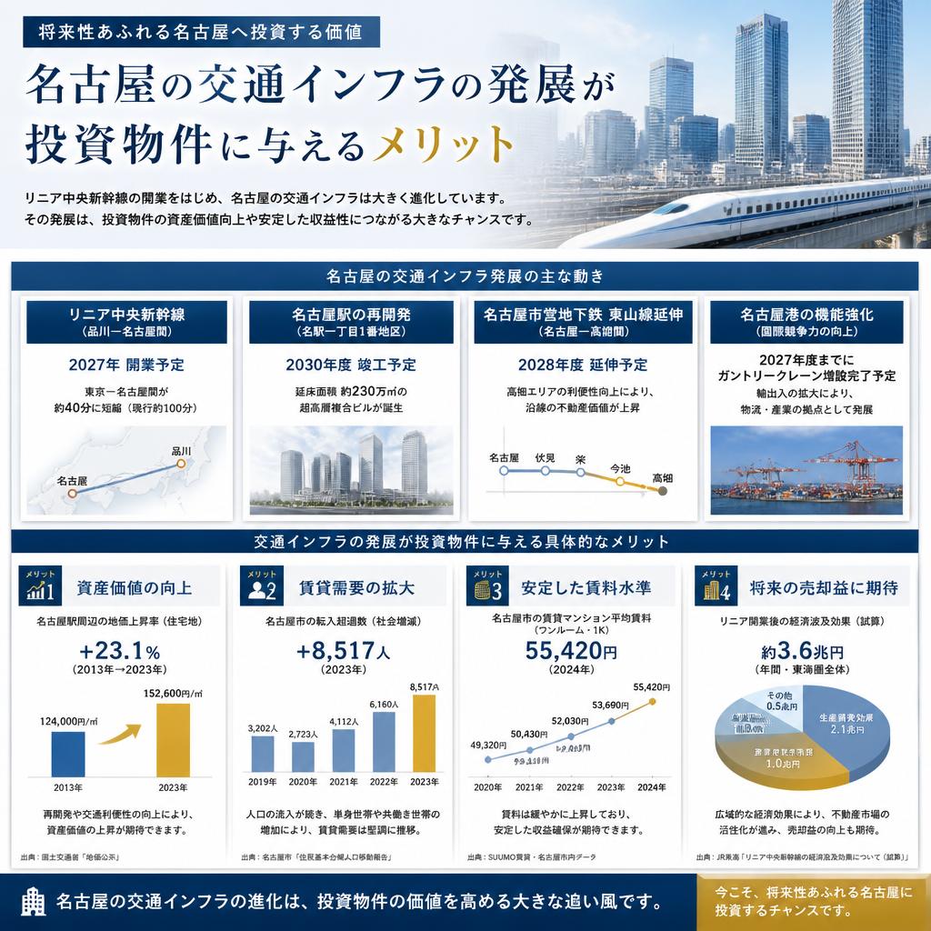 5. 名古屋の交通インフラとそのメリット