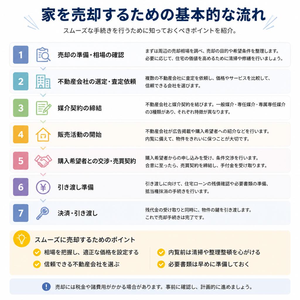 2. 不動産売却の流れを理解する