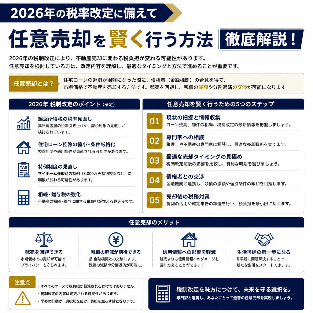 2026年の税率改定に備えて‼【名古屋市任意売却を賢く行う方法】
