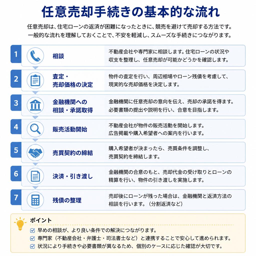 任意売却手続きとは？プロセスを理解しよう