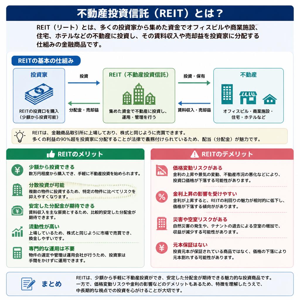 不動産投資信託の魅力
