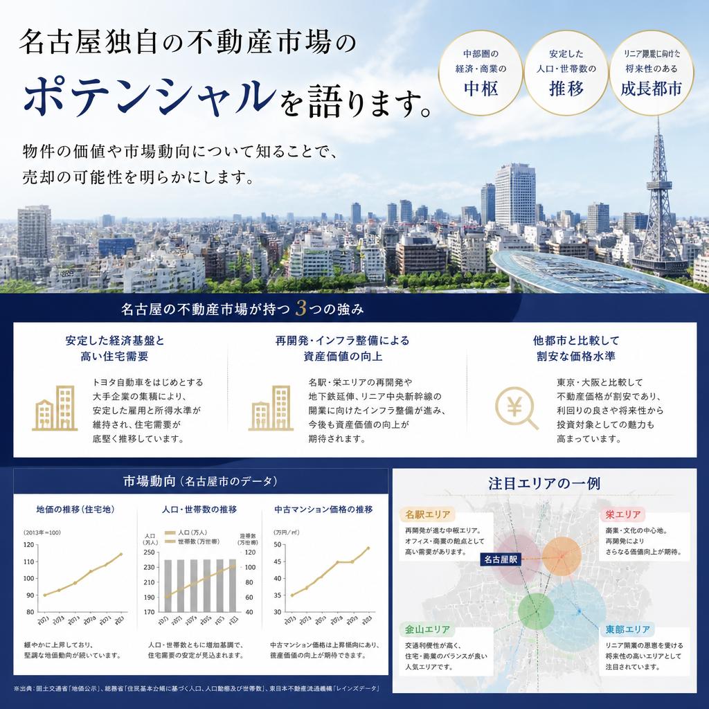 名古屋の不動産市場を知ろう