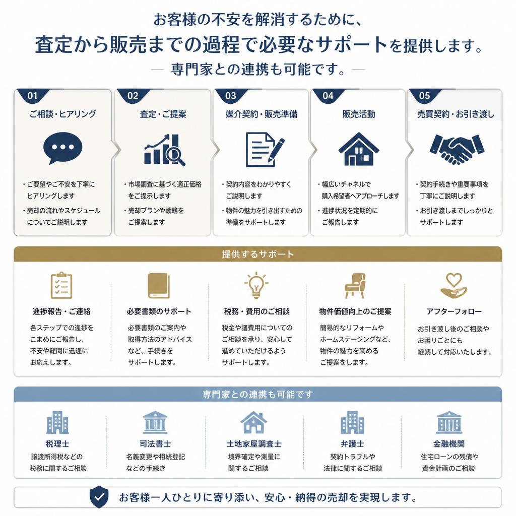 充実したサポート体制