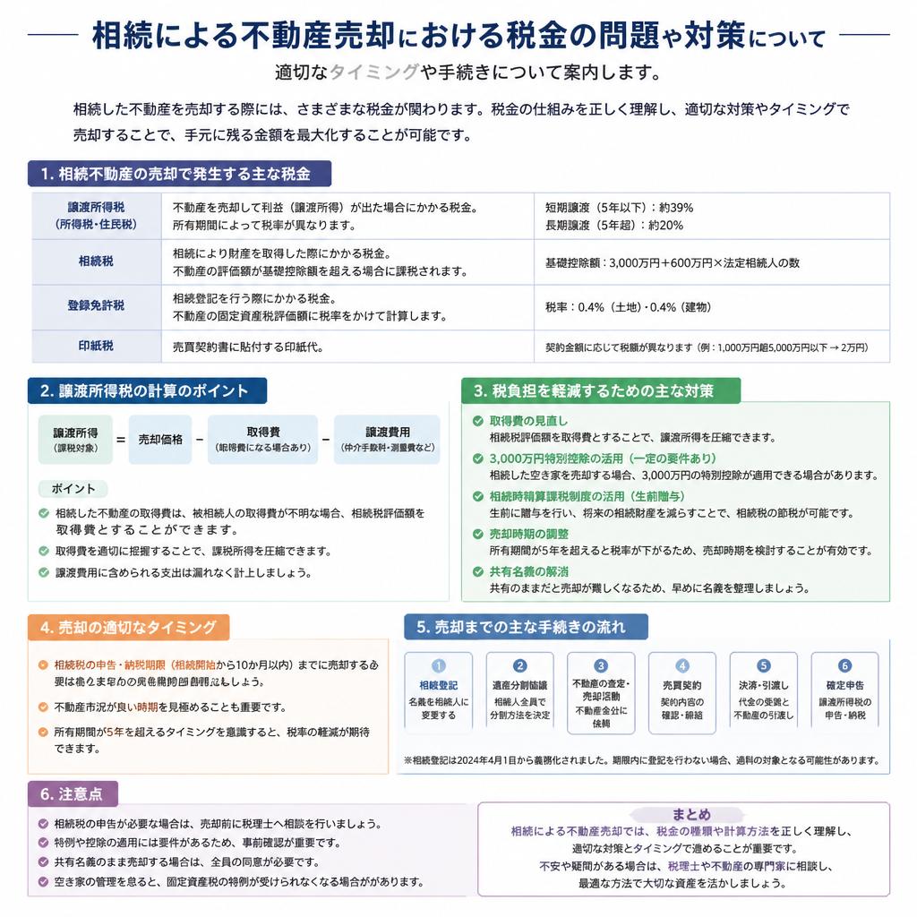 4. 相続税対策を考慮した売却方法