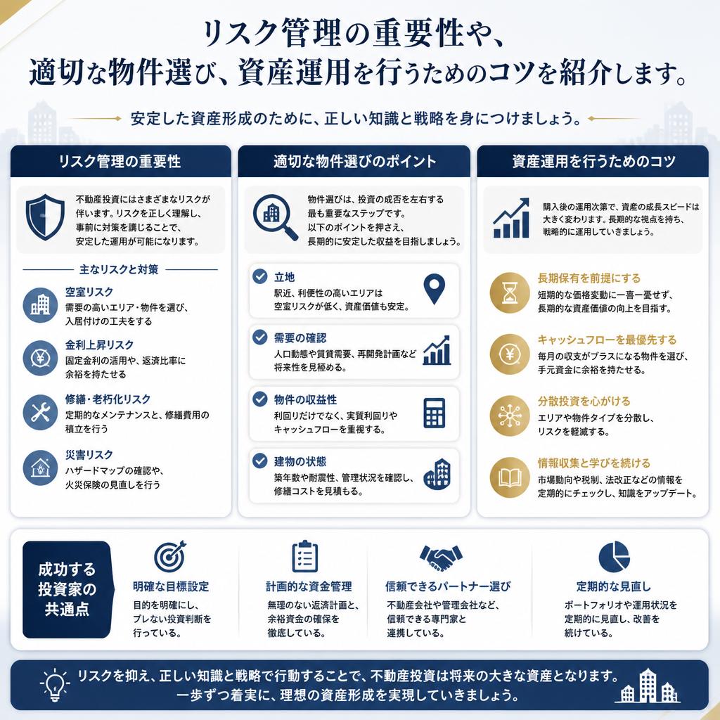 リスクを軽減するための対策