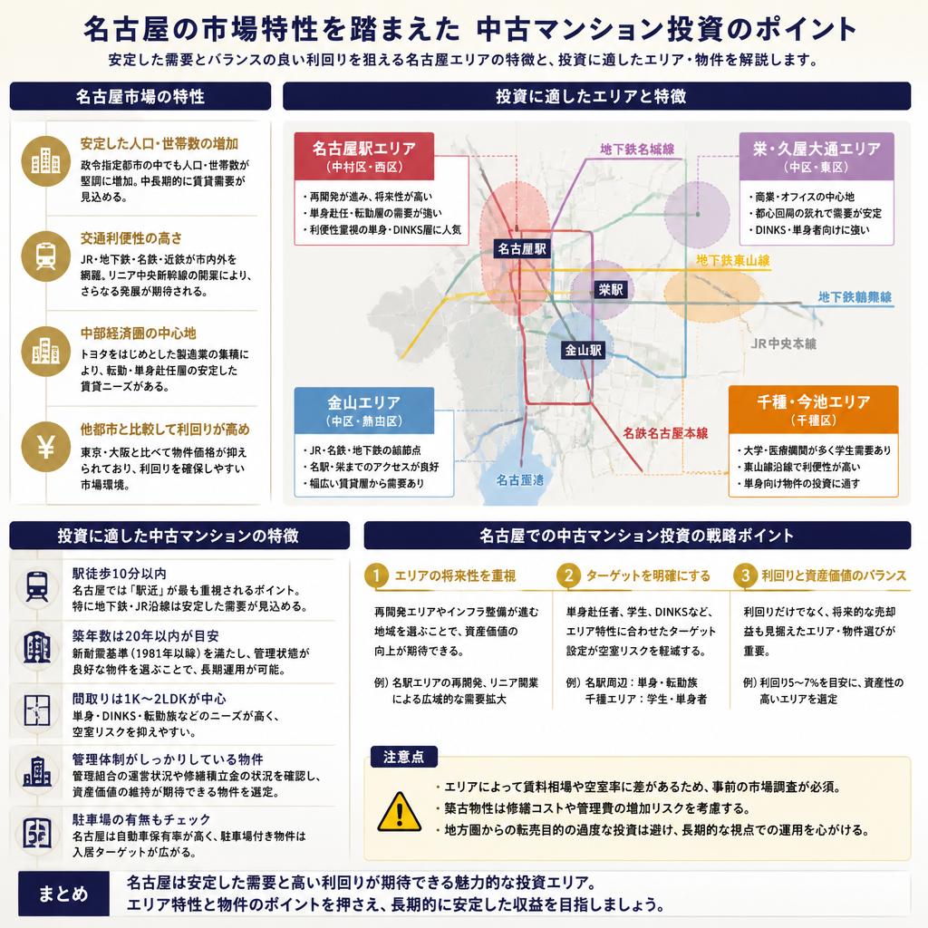 名古屋特有の購入ポイント