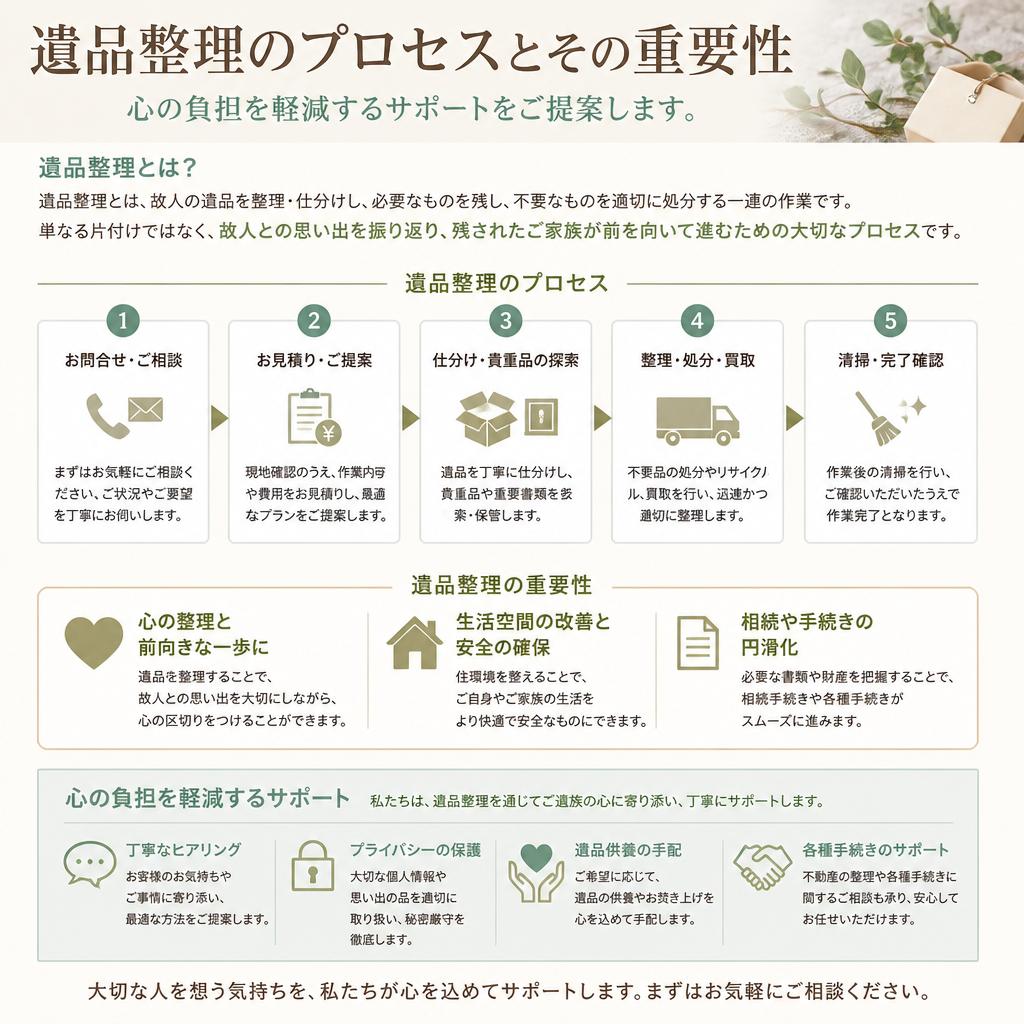 遺品整理の重要性