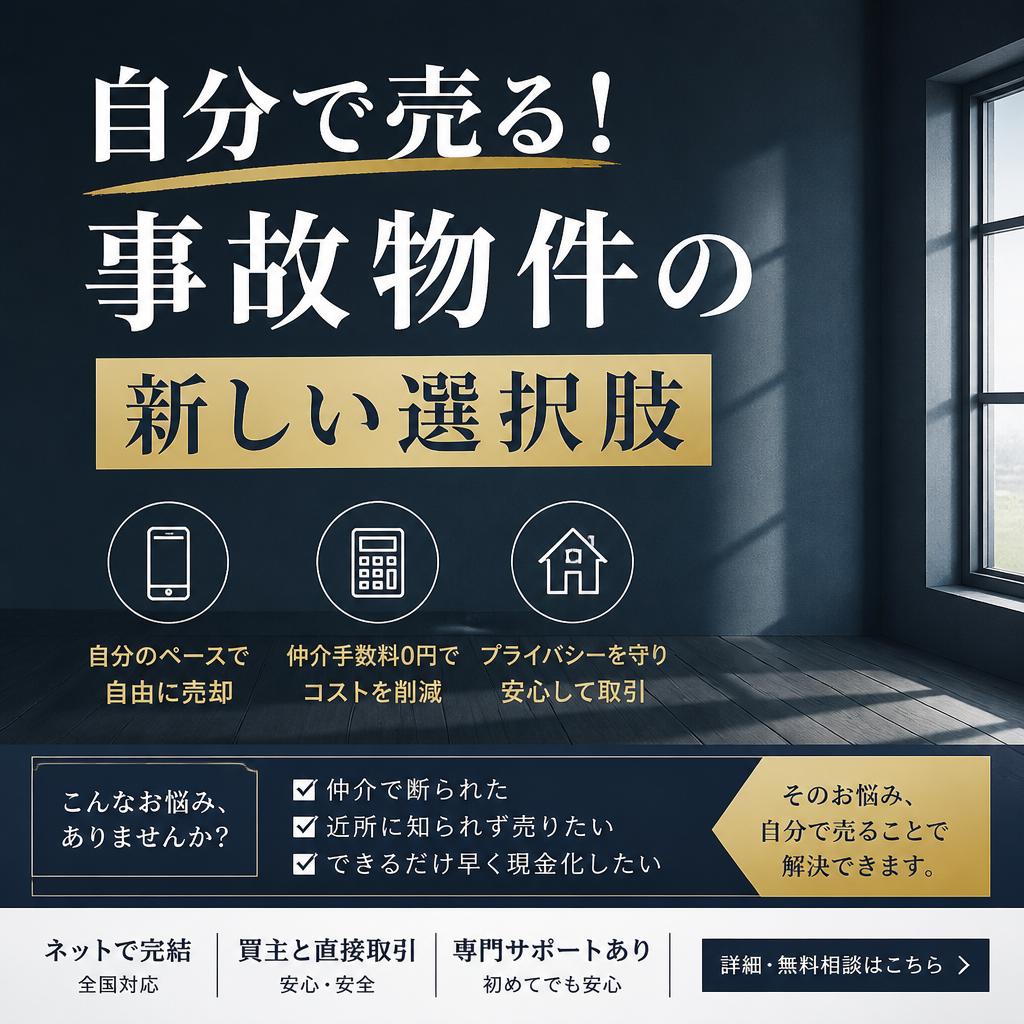 《名古屋市マンション》事故物件になったらどうしよう…！