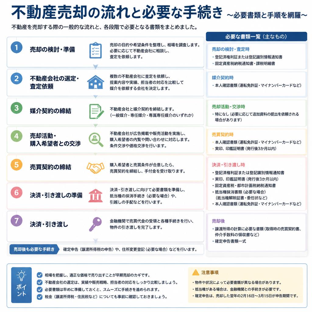 4. 自分で行う売却手続きの流れ