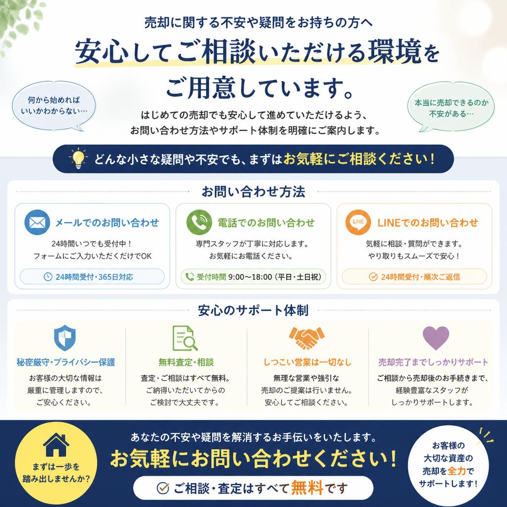 まずはお気軽にご相談を！