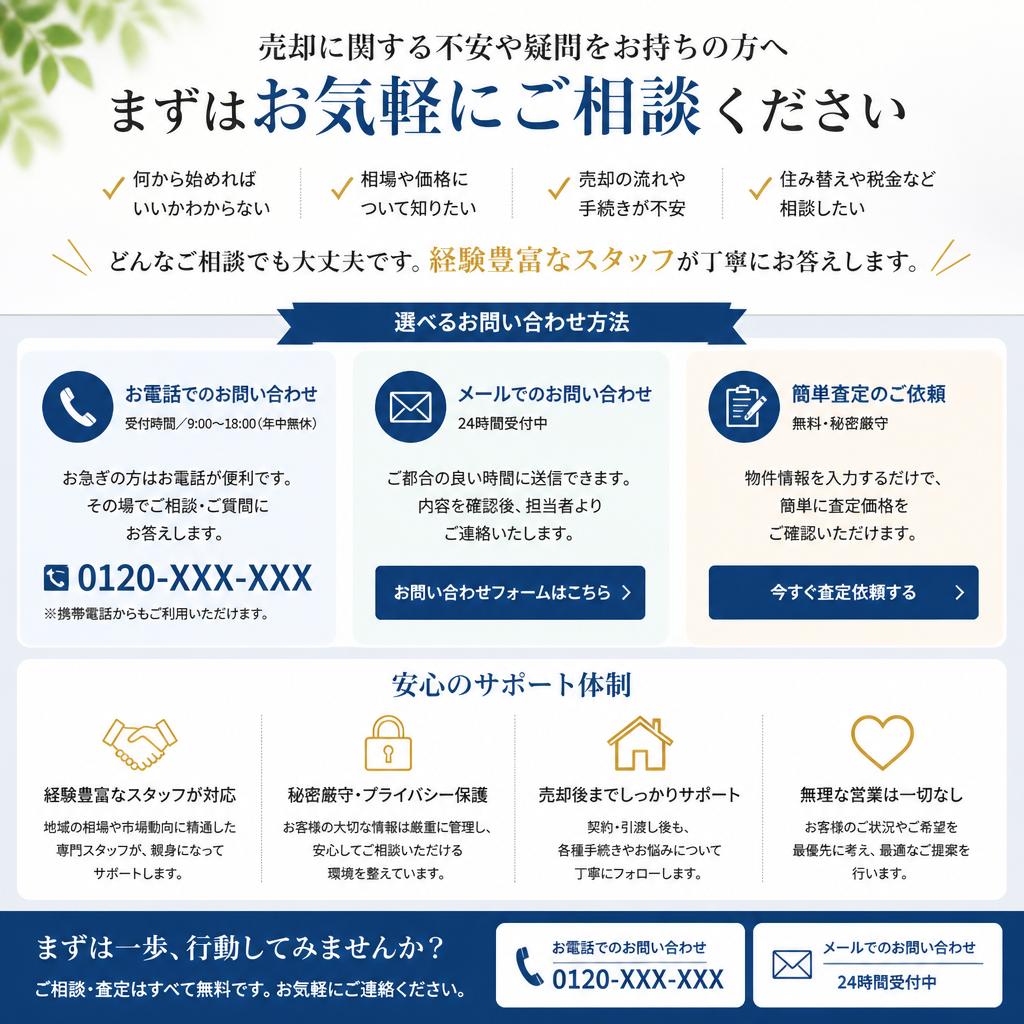 まずはお気軽にご相談を！