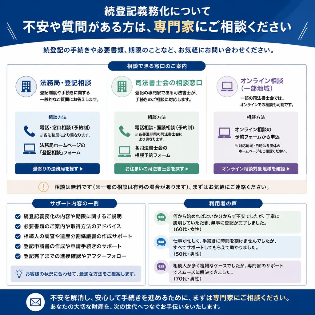 7. 専門家への無料相談窓口のご案内