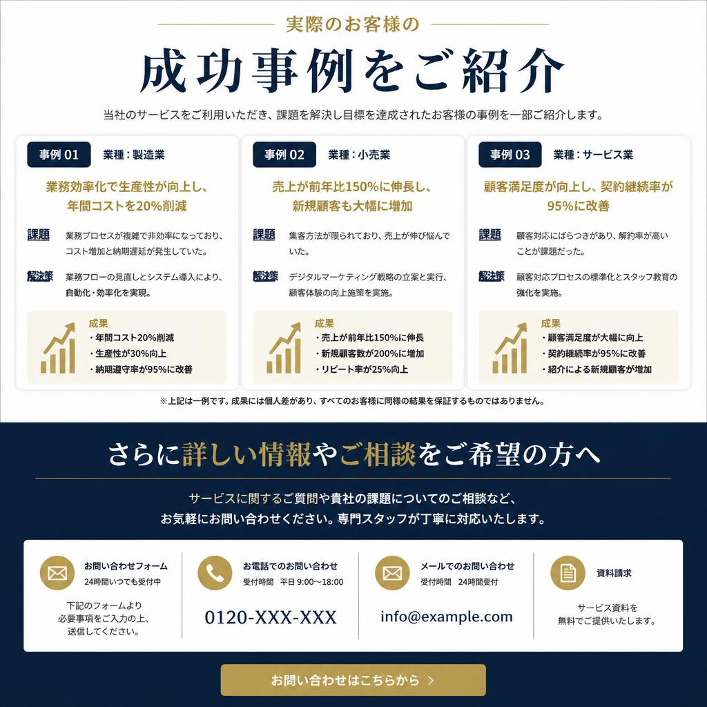 お客様の声とお問い合わせ