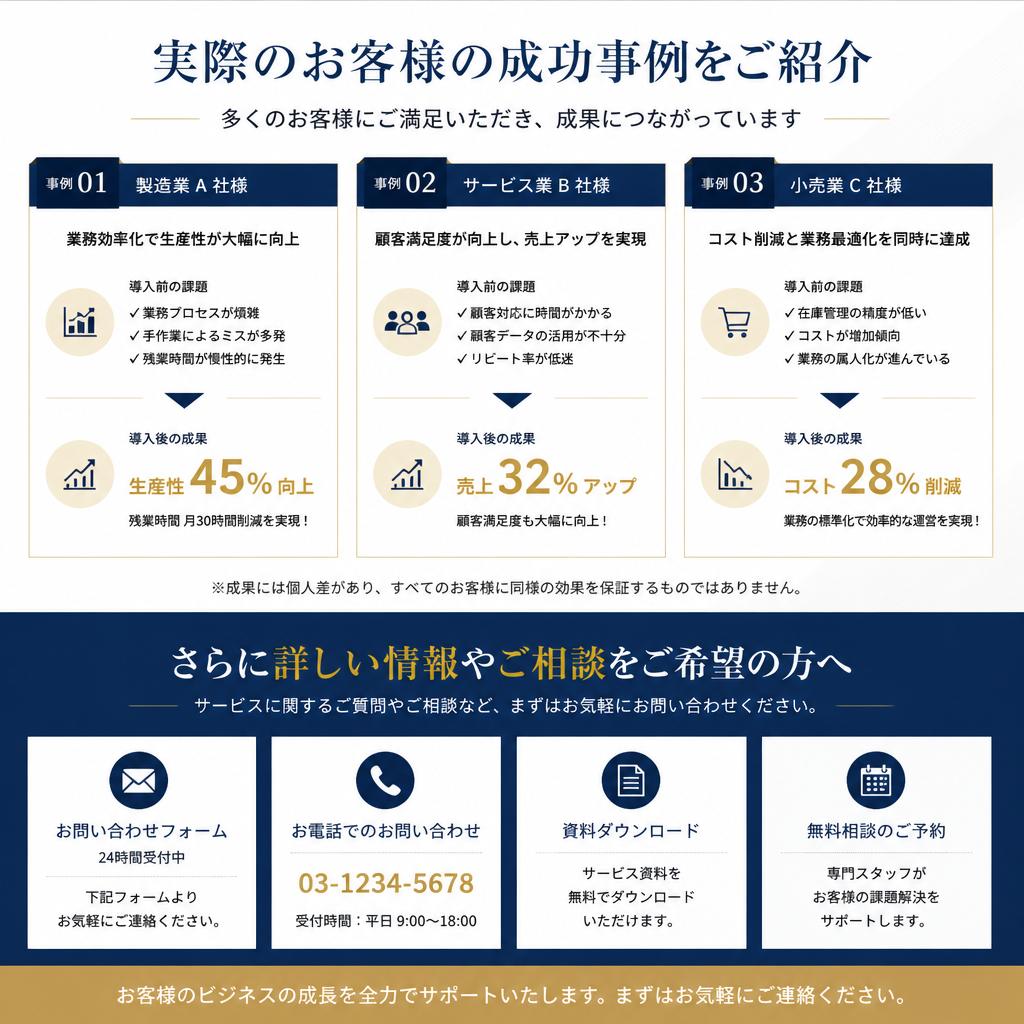 お客様の声とお問い合わせ