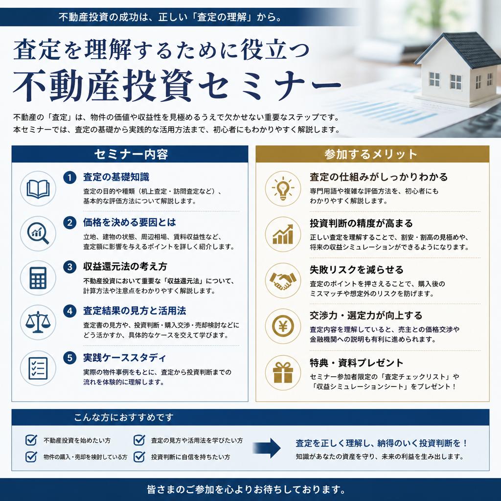 5. 不動産投資セミナーの意義